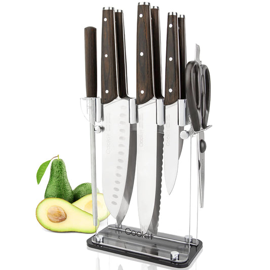 DEIK 15 pcs German Stainless Steel Kitchen Knife Set With Wooden Block –  Knife Depot Co.