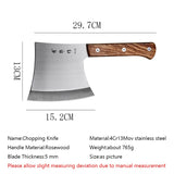 KD Handmade Forged Stainless Steel Kitchen Knives Cleaver Bone Knife Meat Kitchen Chopper Knife Butcher Knife