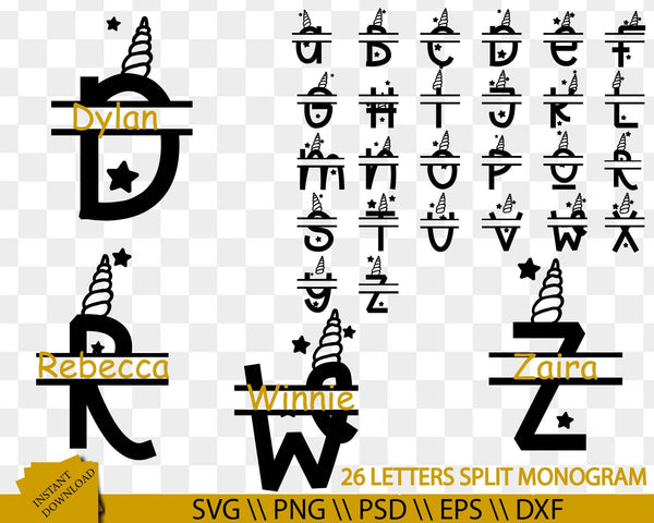 Free Free Unicorn Alphabet Svg 524 SVG PNG EPS DXF File