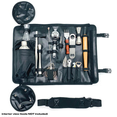 Barware Accessories - Bar Tool Roll-up Bag - Gifts for Father's Day 