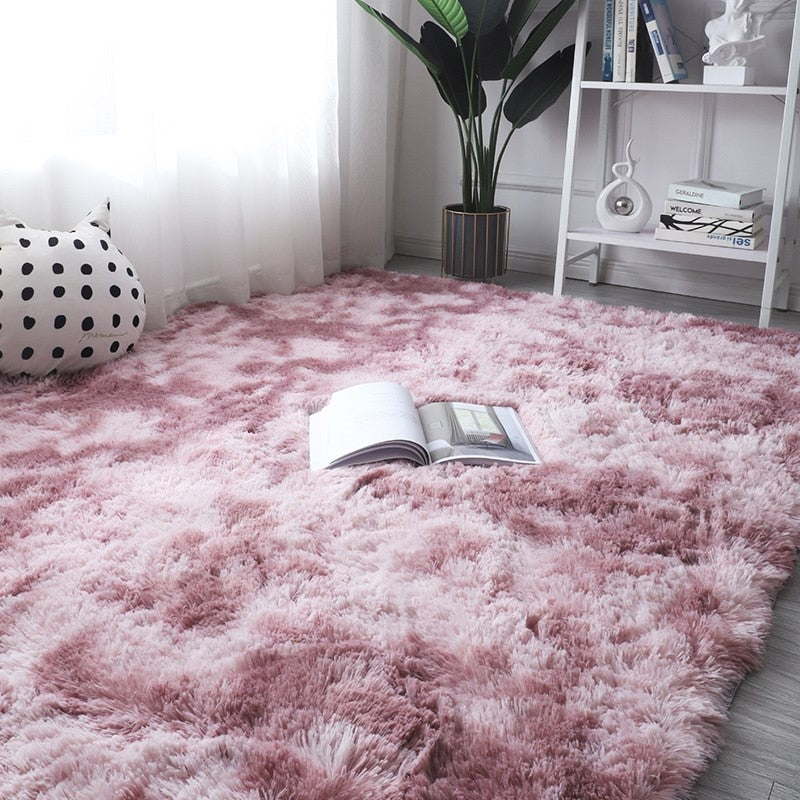 large hot pink rug