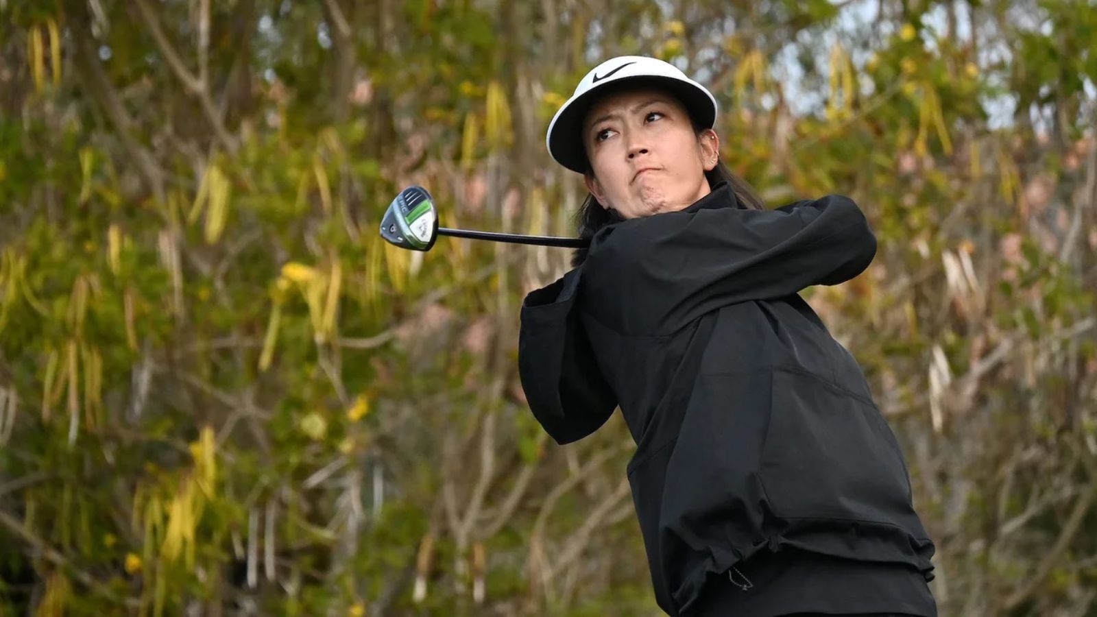 Michelle Wie West | Black Golf Hoodie and Pants