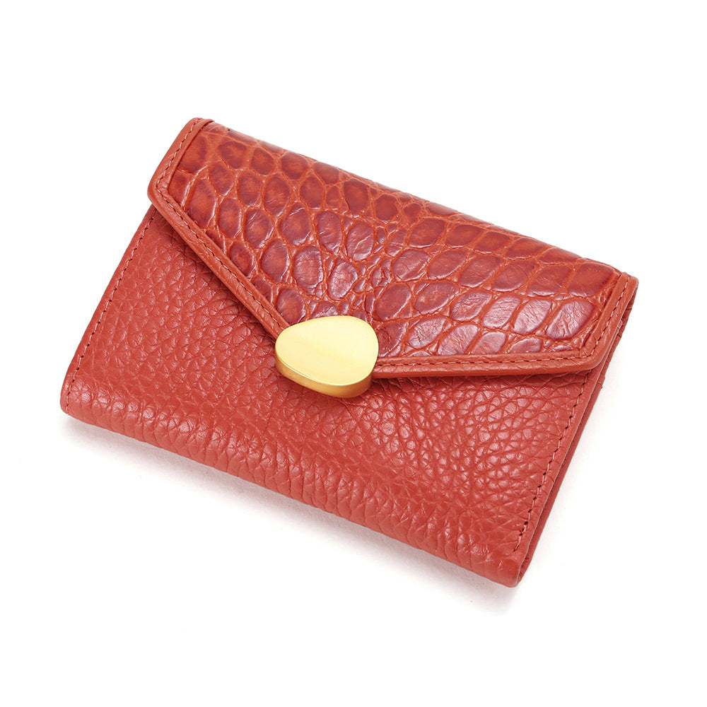 Wholesale Women Casual Leather Card Holder