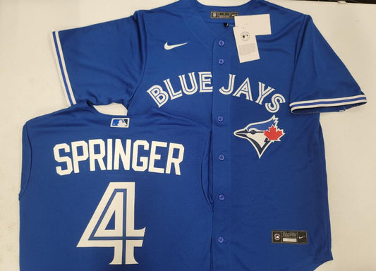 Nike Toronto Blue Jays JOE CARTER Sewn Baseball Jersey ROYAL –