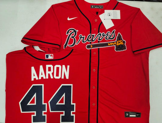 Nike Atlanta Braves MICHAEL HARRIS II Sewn Baseball Jersey RED