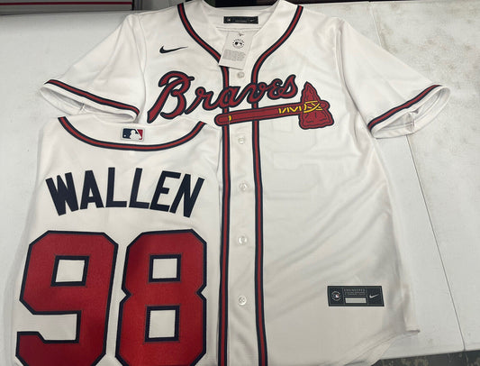 Shop Morgan Wallen's 98 Braves Baseball Jersey Now! - Scesy