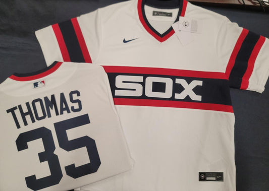 Vintage Chicago White Sox Frank Thomas 35 Baseball Jersey 