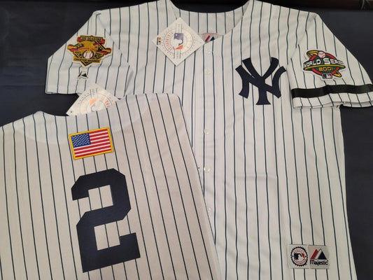 Majestic New York Yankees JOE TORRE 2001 World Series Baseball JERSEY –