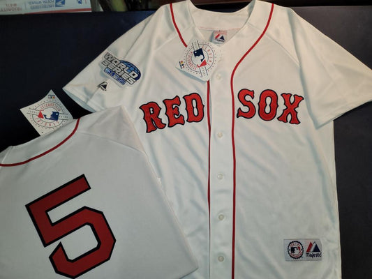 Majestic Boston Red Sox GABE KAPLER 2004 World Series Baseball