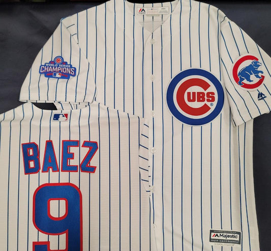 Majestic, Shirts, Javier Baez Chicago Cubs Jersey