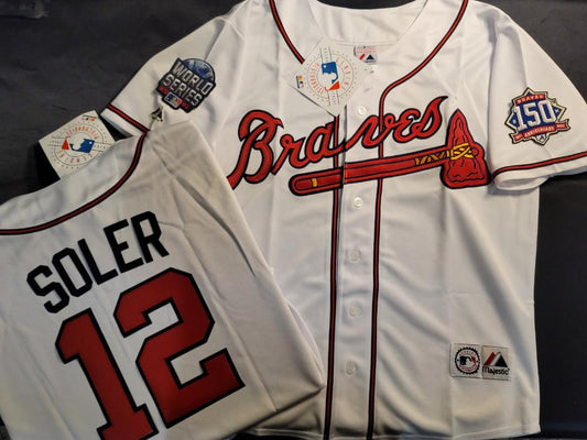 Jorge Soler Braves Jersey, Jorge Soler Atlanta Braves Gear and Apparel