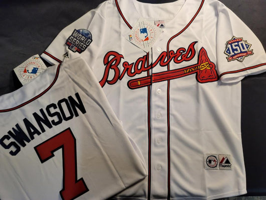 dansby swanson world series jersey