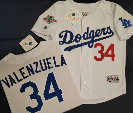 Majestic, Tops, Majestic Dodgers Jersey Womens Xl Runs Small