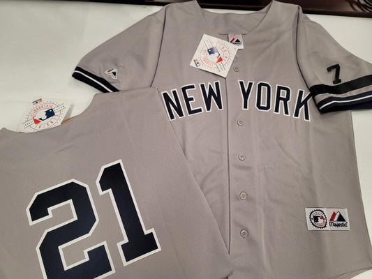 Majestic New York Yankees PAUL O'NEILL 1995 Baseball JERSEY White