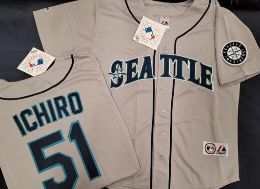 Official Ichiro Suzuki Seattle Mariners Jerseys, Mariners Ichiro Suzuki Baseball  Jerseys, Uniforms