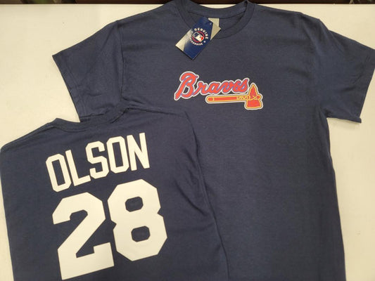 Mens MLB Team Apparel Atlanta Braves AUSTIN RILEY Baseball Shirt