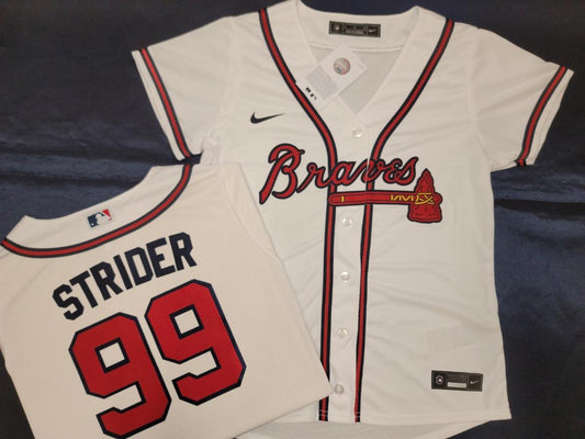 Nike Youth Atlanta Braves Vaughn Grissom #18 White Home Cool Base Jersey