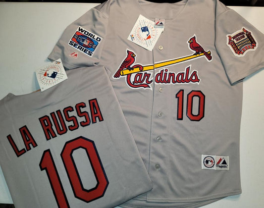 Majestic St Louis Cardinals SO TAGUCHI 2006 World Series Baseball Jersey  GRAY