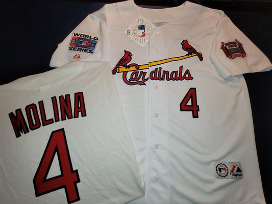 YADIER MOLINA St. Louis Cardinals 2006 Majestic Authentic