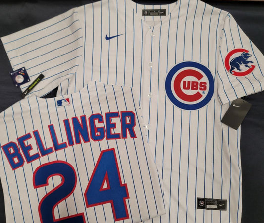 Nike Chicago Cubs IAN HAPP Baseball Jersey WHITE P/S –