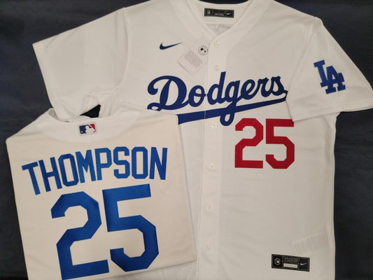 NIKE Los Angeles Dodgers MIGUEL ROJAS Baseball Jersey WHITE
