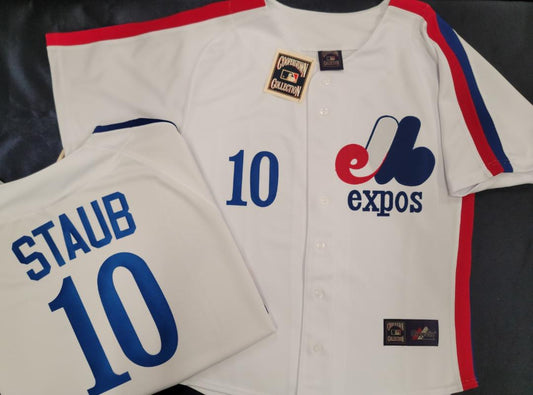 RUSTY STAUB Montreal Expos 1979 Majestic Cooperstown Throwback Home  Baseball Jersey - Custom Throwback Jerseys