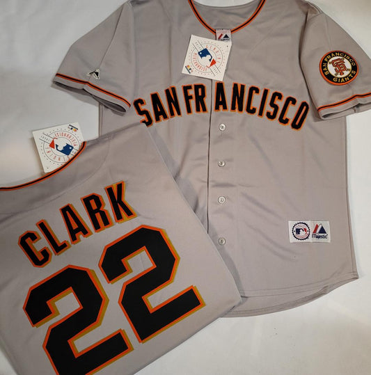 Mens Majestic San Francisco Giants WILLIE MAYS Sewn Baseball Jersey GR –