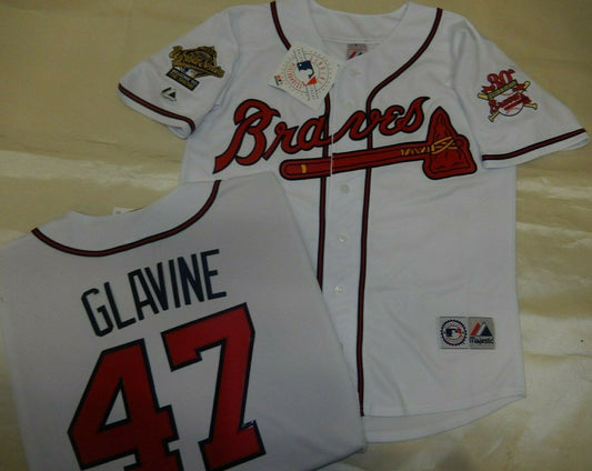 Marquis Grissom Atlanta Braves Game Used Worn Jersey 1995 Signed Excellent  Use
