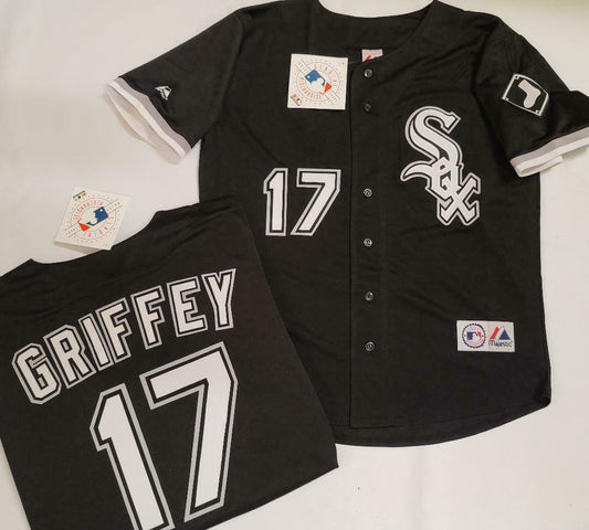 Majestic Chicago White Sox KEN GRIFFEY JR Baseball Jersey GRAY –