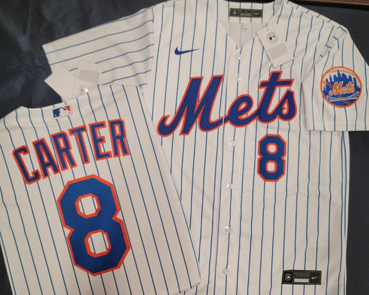 Gary Carter New York Mets 1986 World Series Men's Home White Jersey