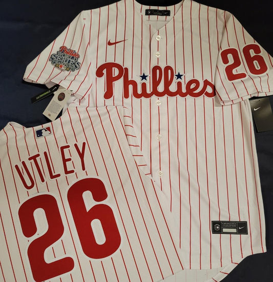 Brand New Original Hologram Philadelphia Phillies 2008 World Series 2XL  Jersey