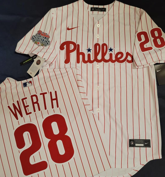 Jayson Werth 2009 Philadelphia Phillies World Series Home & Road Men's  Jersey