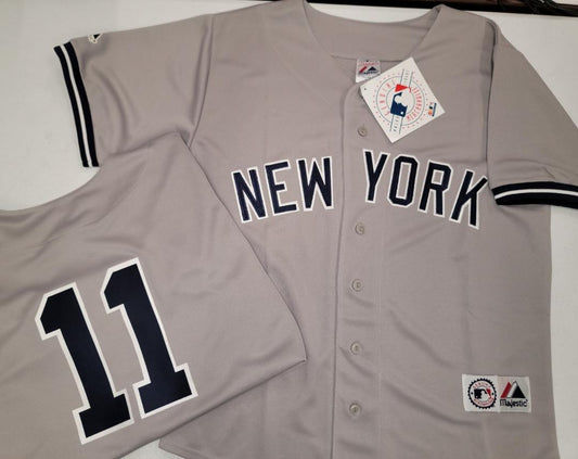 Majestic New York Yankees GRAIG NETTLES Sewn Baseball JERSEY GRAY