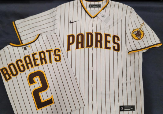 Men's Xander Bogaerts San Diego Padres Authentic White /Brown Home