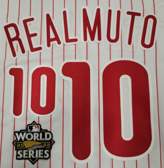 J.T. Realmuto Philadelphia Phillies Nike 2022 World Series Home