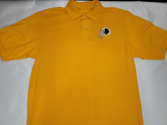 NFL Team Apparel PITTSBURGH STEELERS Football Polo Golf Shirt GOLD