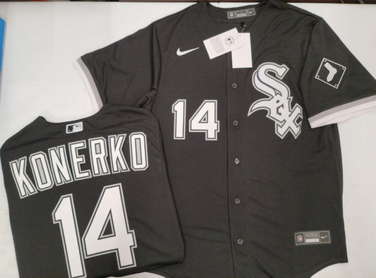 Nike Chicago White Sox KEN GRIFFEY JR Baseball Jersey BLACK –