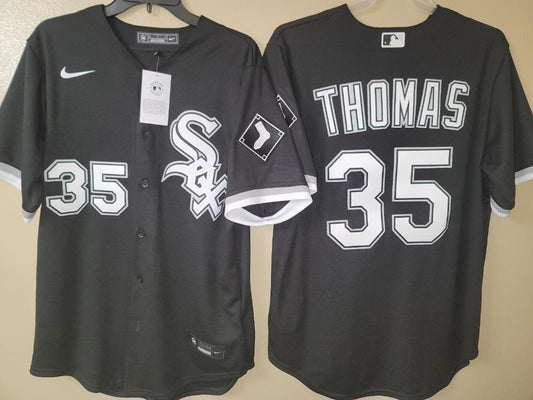 Nike Chicago White Sox BO JACKSON Baseball Jersey BLACK – JerseyStore2000. com