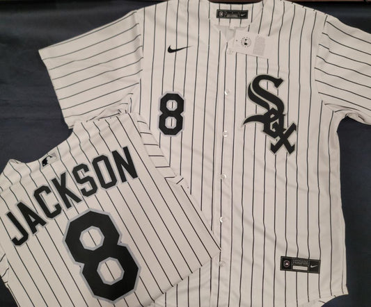 Nike Chicago White Sox BO JACKSON Baseball Jersey BLACK –