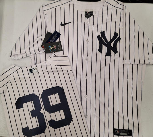 Nike New York Yankees GERRIT COLE Sewn AUTHENTIC GAME Jersey White P/S –