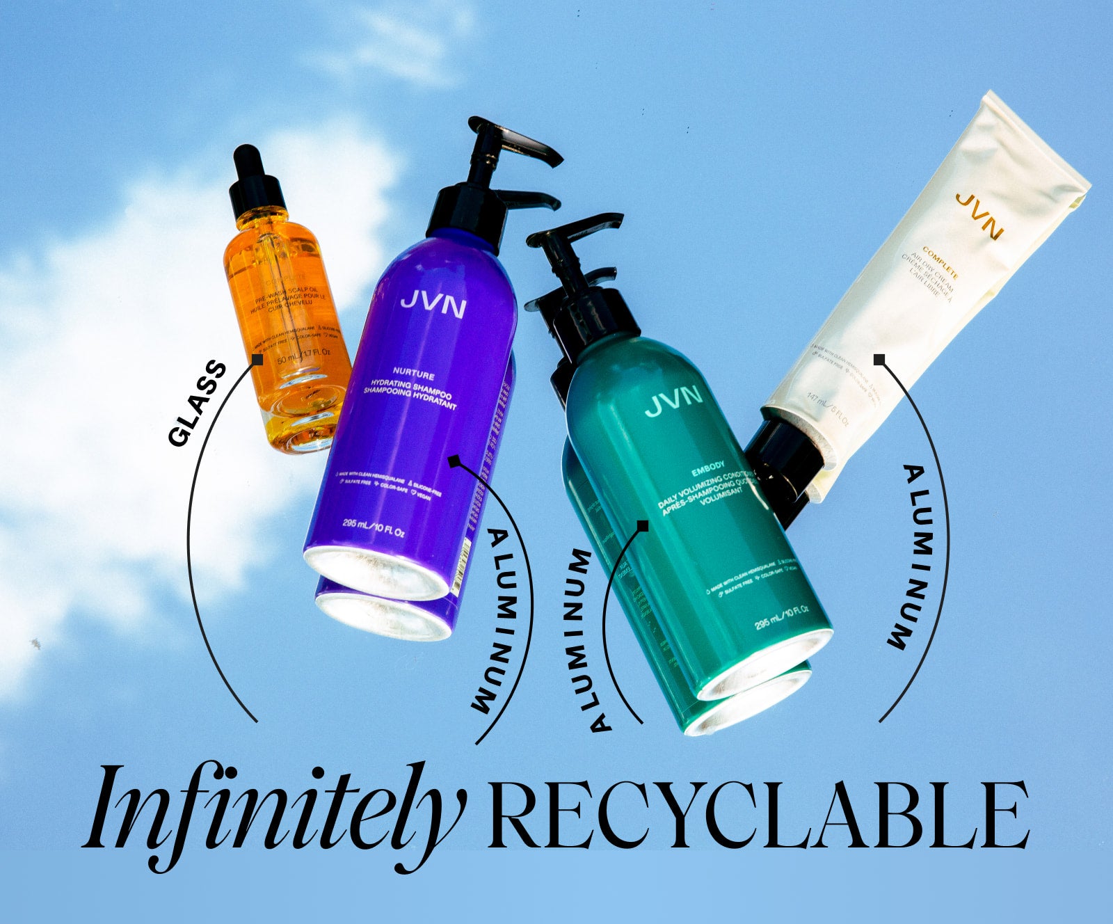 Sustainable & Plastic Free Hair Products  JVN Hair