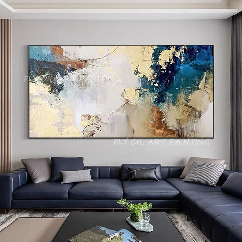 Hand-painted abstract thick large size picture wholesale product texture Oil Painting on Canvas Wall Art as a gift