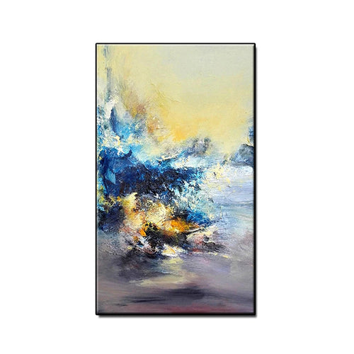 100% Handmade knife thick Abstract oil painting indoor decoration wall art hanging picture for Entrance living room no framed
