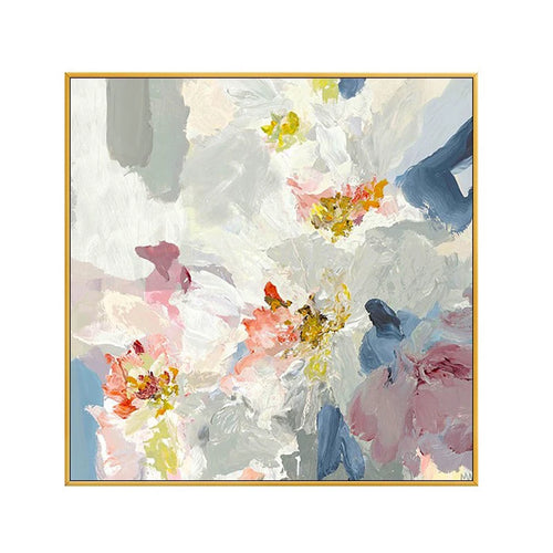 New Arrival Wall Decor Flower Canvas Art Handmade Abstract Flower Oil Painting Canvas Wall Art Modern Home Decoration Piece Art