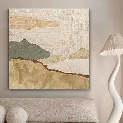 Nordic Modern Abstract Landscape with Pure Handmade Oil Painting Home Decoration For Bedroom Dining Room Living Room Sofa Mural