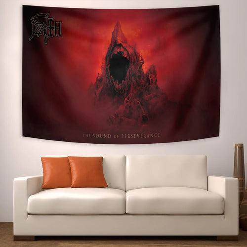 Angles Old Deaths Mental Rock Band Polyester Printed Gift Banner Home or Outdoor For Decoration Tapestry