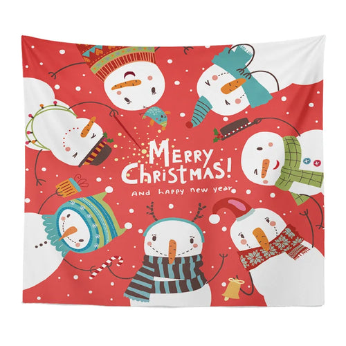 Christmas Background Cloth Amazon AliExpress Cross-border Tapestry Can Be Customized