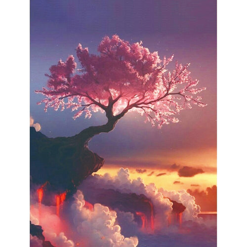 DIY 5D Diamond Painting Landscape Tree Fantasy Cross Stitch Kit Full Drill Square Embroidery Mosaic Art Picture Home Decor Gift