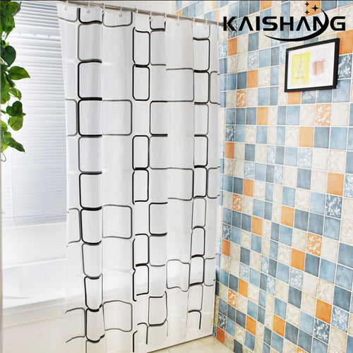 k-water Bathroom Shower Curtain 3D Waterproof Mildew proof PEVA Bath Curtain Shower Curtains Environmental Toilet Door Curtain