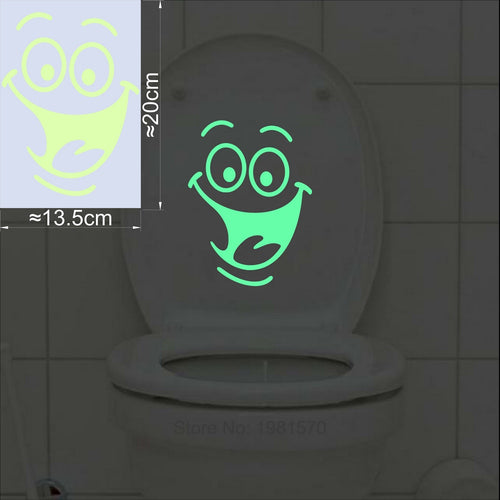 Bathroom Wall Stickers Toilet Home Decoration Removable Wall Decals for Toilet Sticker Decorative Paste Home Decor Glow in Dark